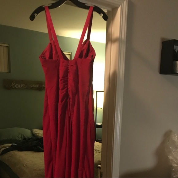 Apple Red Vera Wang dress - Picture 3 of 5